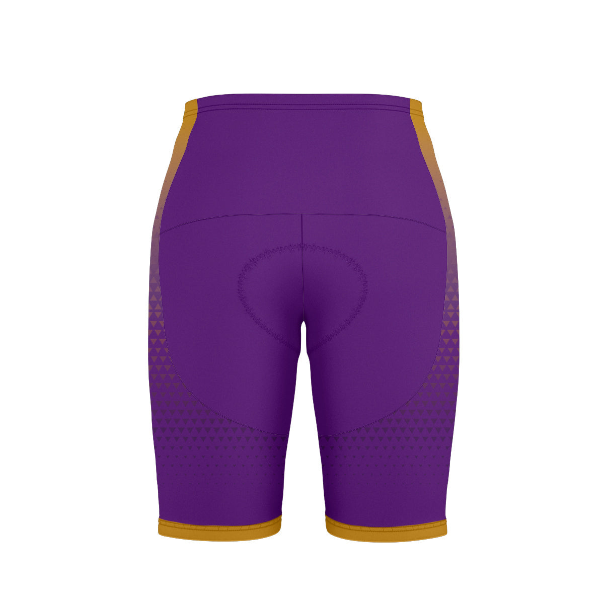 Omega Psi Phi Cycling Jersey Custom Purple Gold Gradient Triangle Style