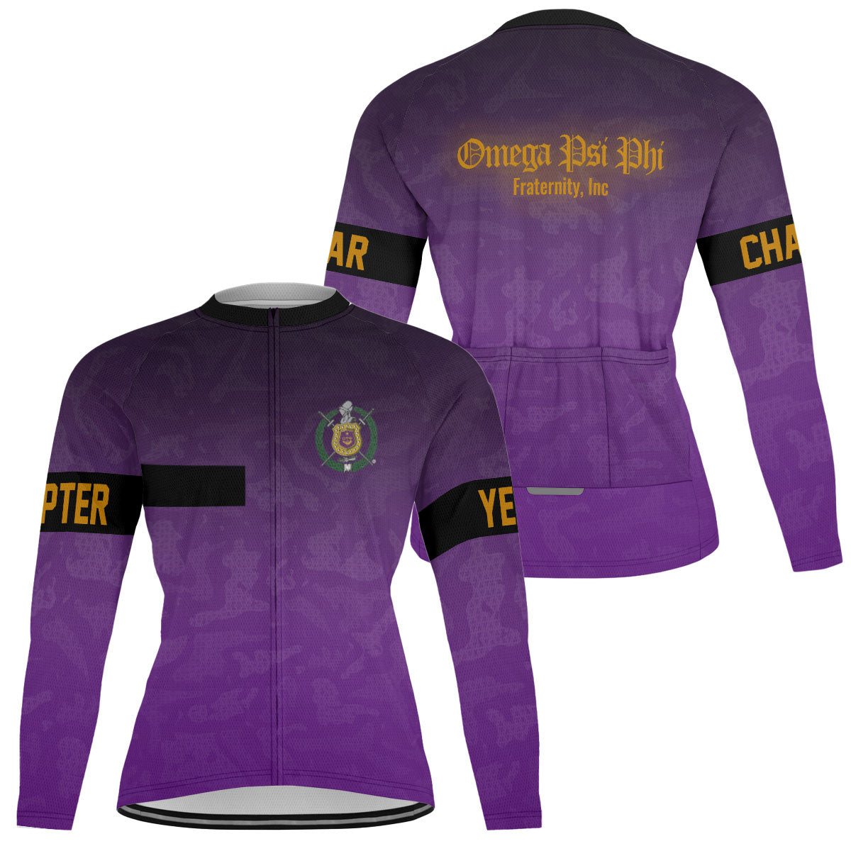 Omega Psi Phi Cycling Jersey Custom Camouflage Style