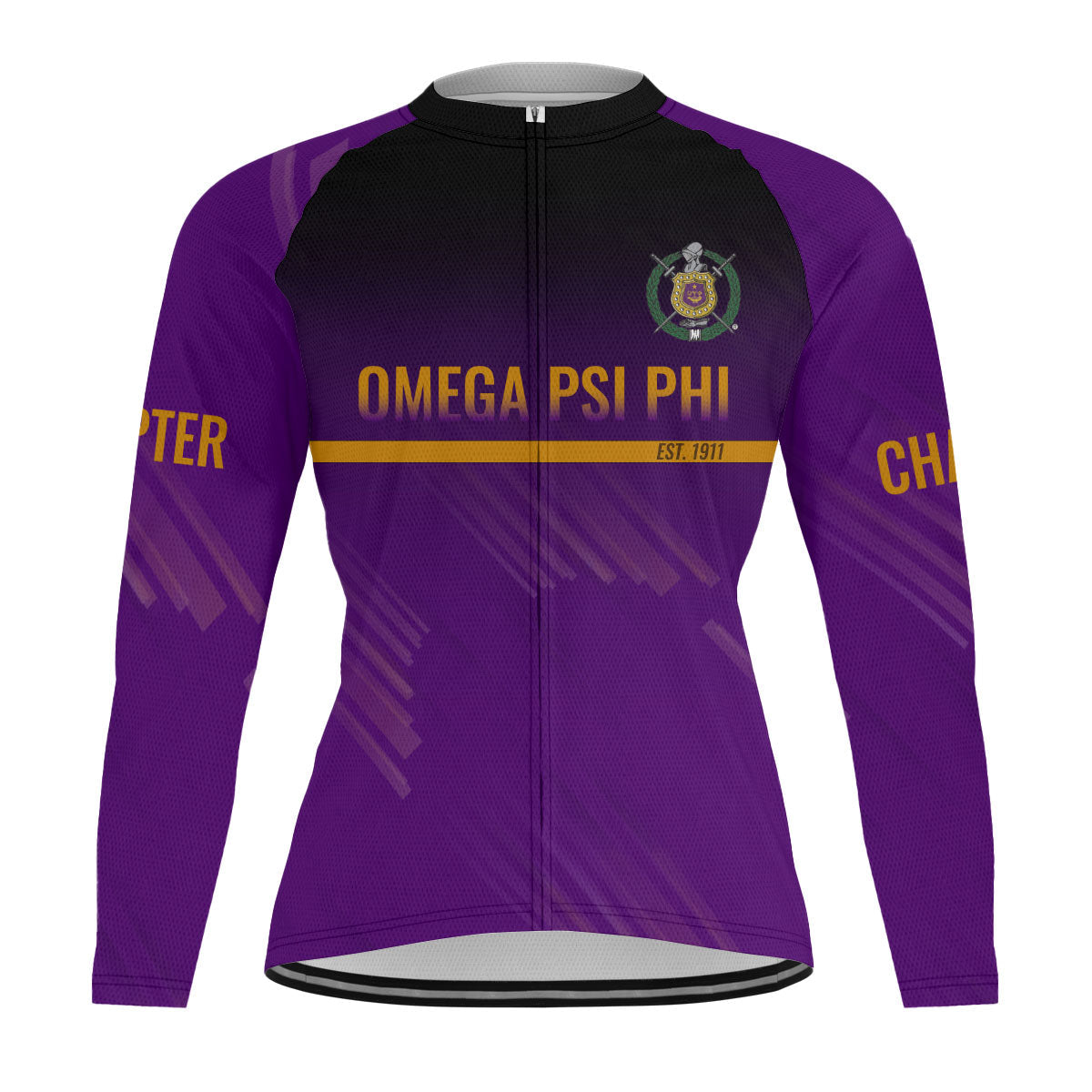 Omega Psi Phi Cycling Jersey Custom Purple Iced Style