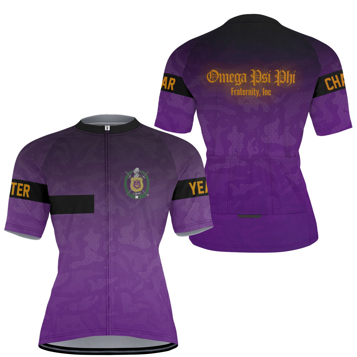 Omega Psi Phi Cycling Jersey Custom Camouflage Style