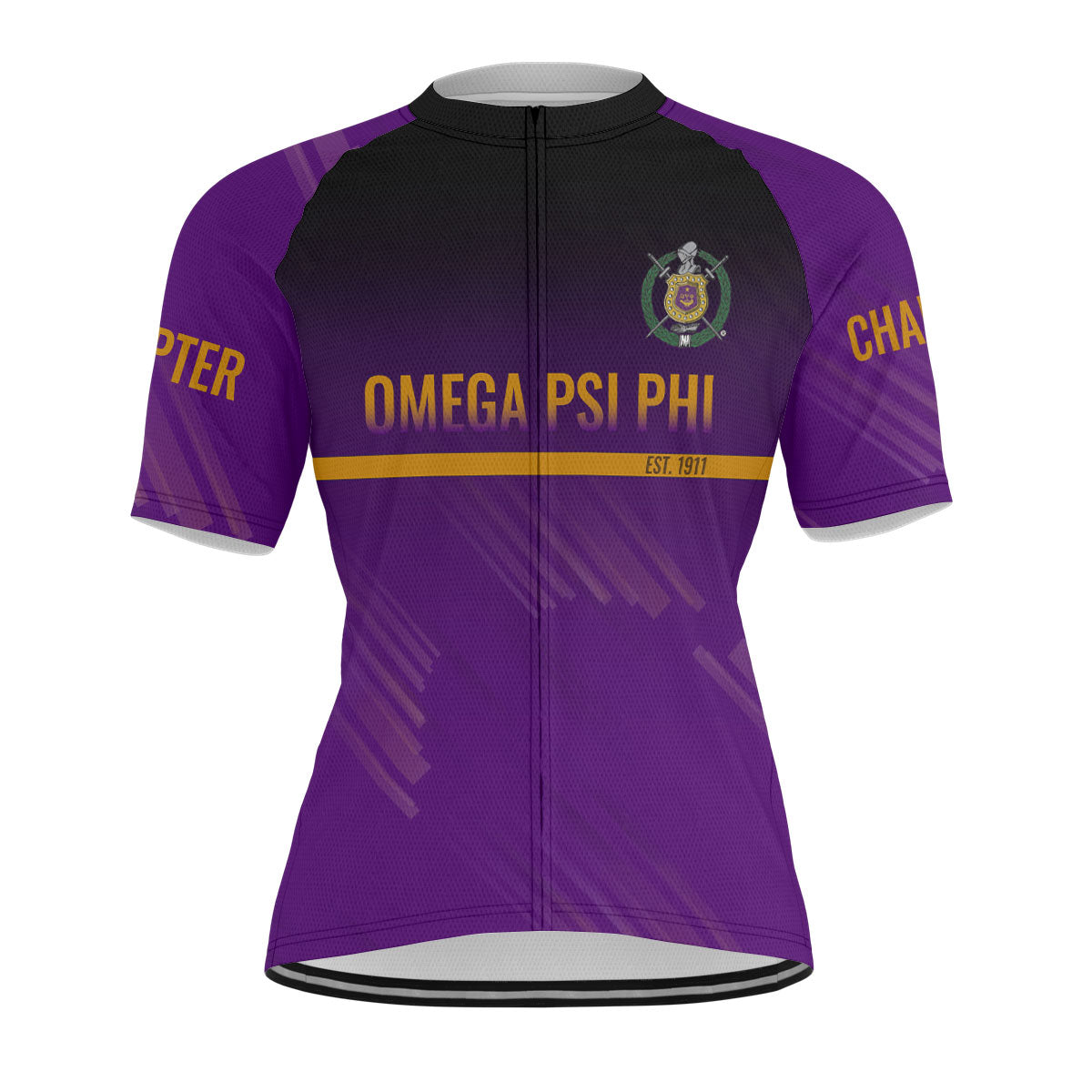 Omega Psi Phi Cycling Jersey Custom Purple Iced Style