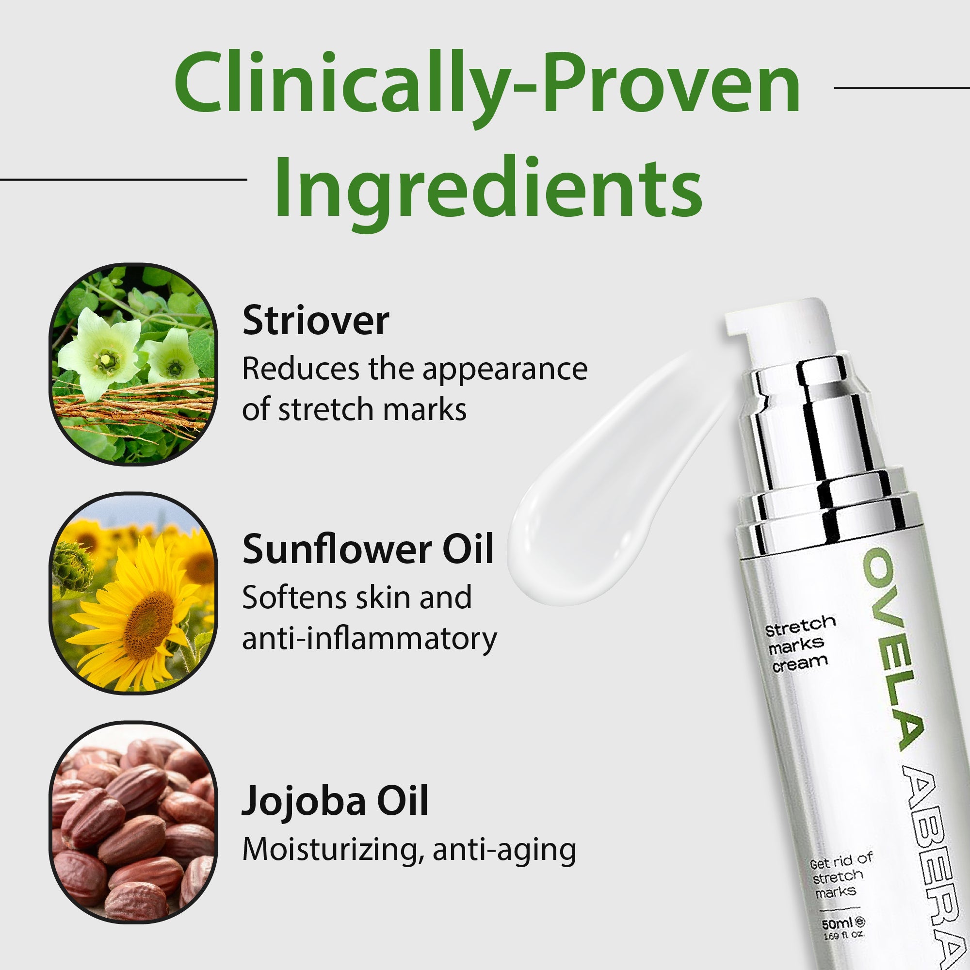 ABERA Ovela Stretch Mark Cream for Pregnancy