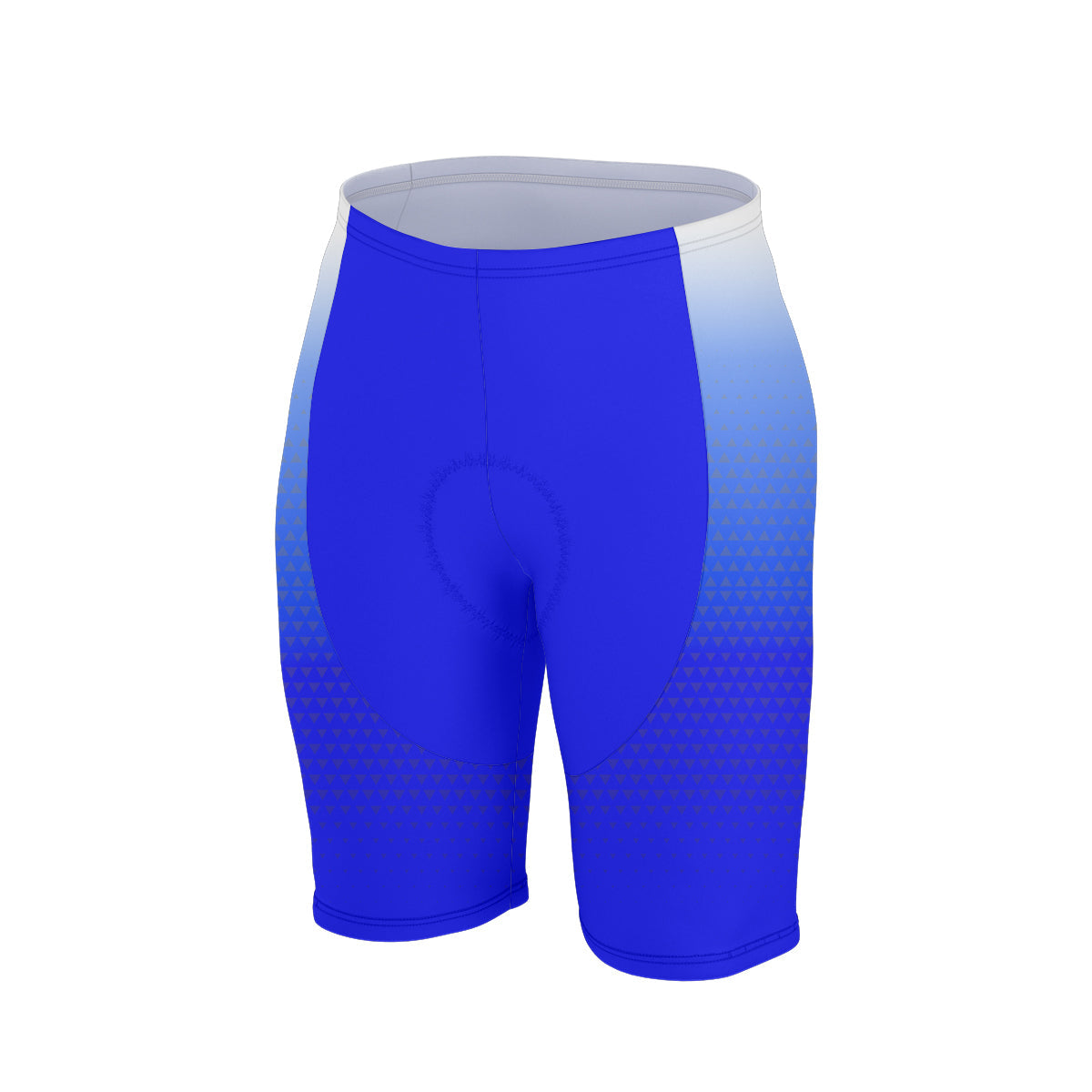 Phi Beta Sigma Cycling Jersey Custom Royal Blue White Gradient Triangle Style