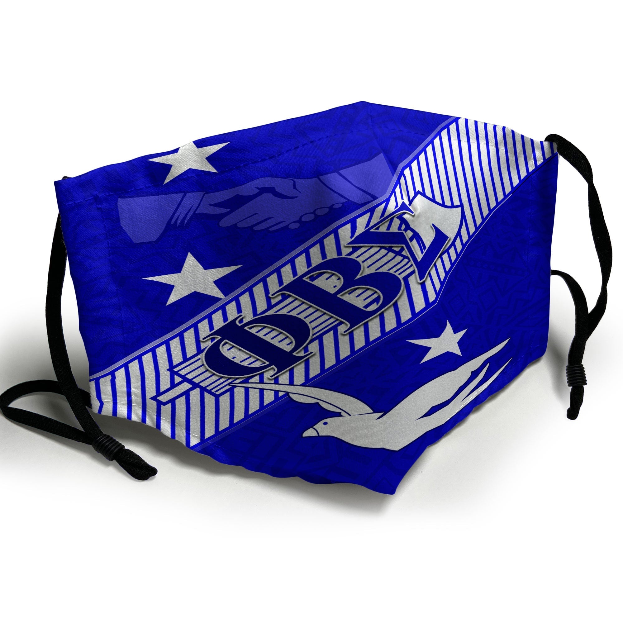 Fraternity Face Mask - Phi Beta Sigma Face Mask 1914 Symbol Style
