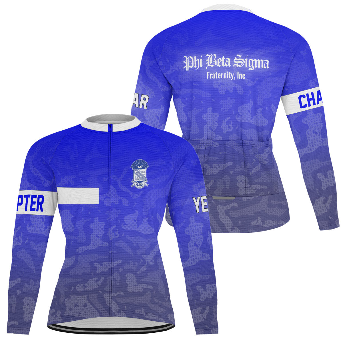 Phi Beta Sigma Cycling Jersey Custom Camouflage Style