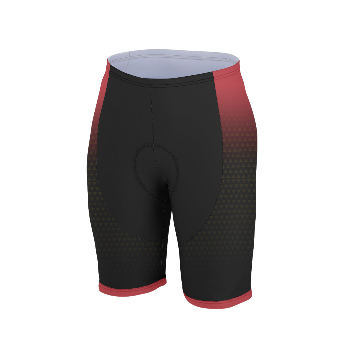 Phi Mu Alpha Cycling Jersey Custom Black Red Gradient Triangle Style