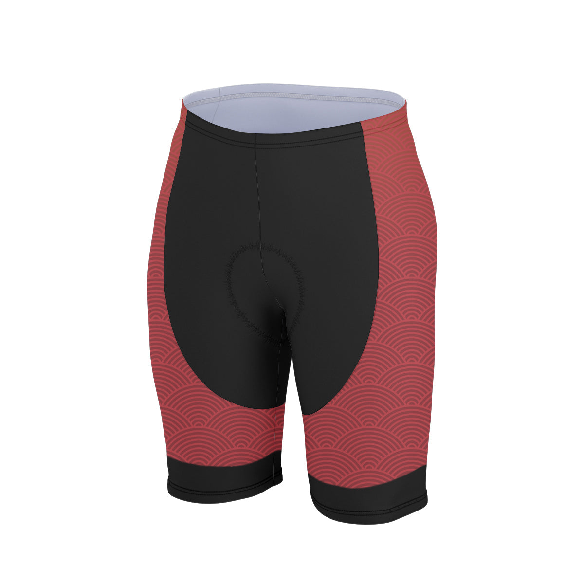 Phi Mu Alpha Cycling Jersey Custom Red Black Wave Style