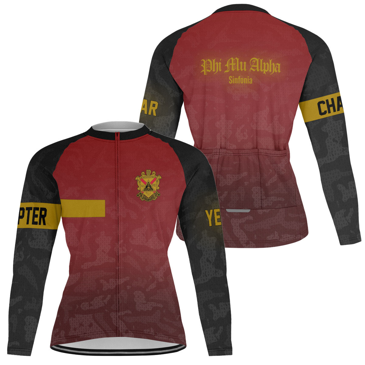Phi Mu Alpha Cycling Jersey Custom Camouflage Style