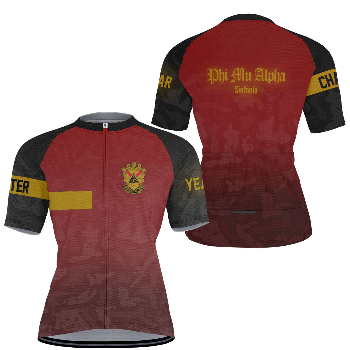 Phi Mu Alpha Cycling Jersey Custom Camouflage Style