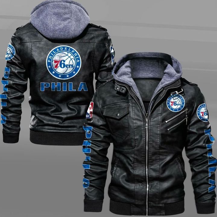 Philadelphia 76ers Leather Jacket - HVsun