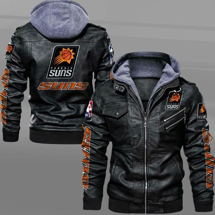 Phoenix Suns Leather Jacket - HVsun