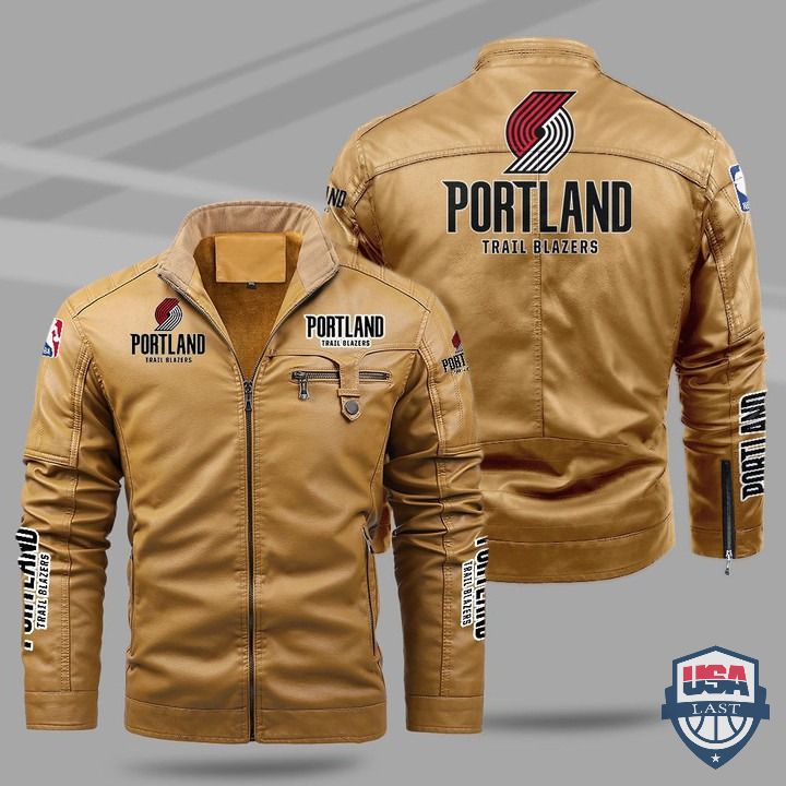 Portland Trail Blazers Fleece Leather Jacket - HVsun