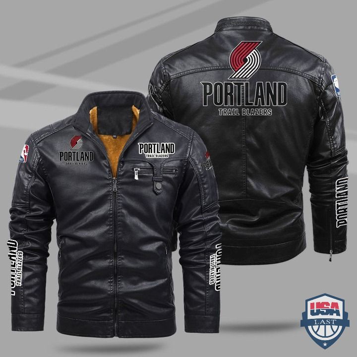 Portland Trail Blazers Fleece Leather Jacket - HVsun