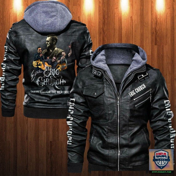 Eric Church Thank You For The Memories Leather Jacket - HVsun