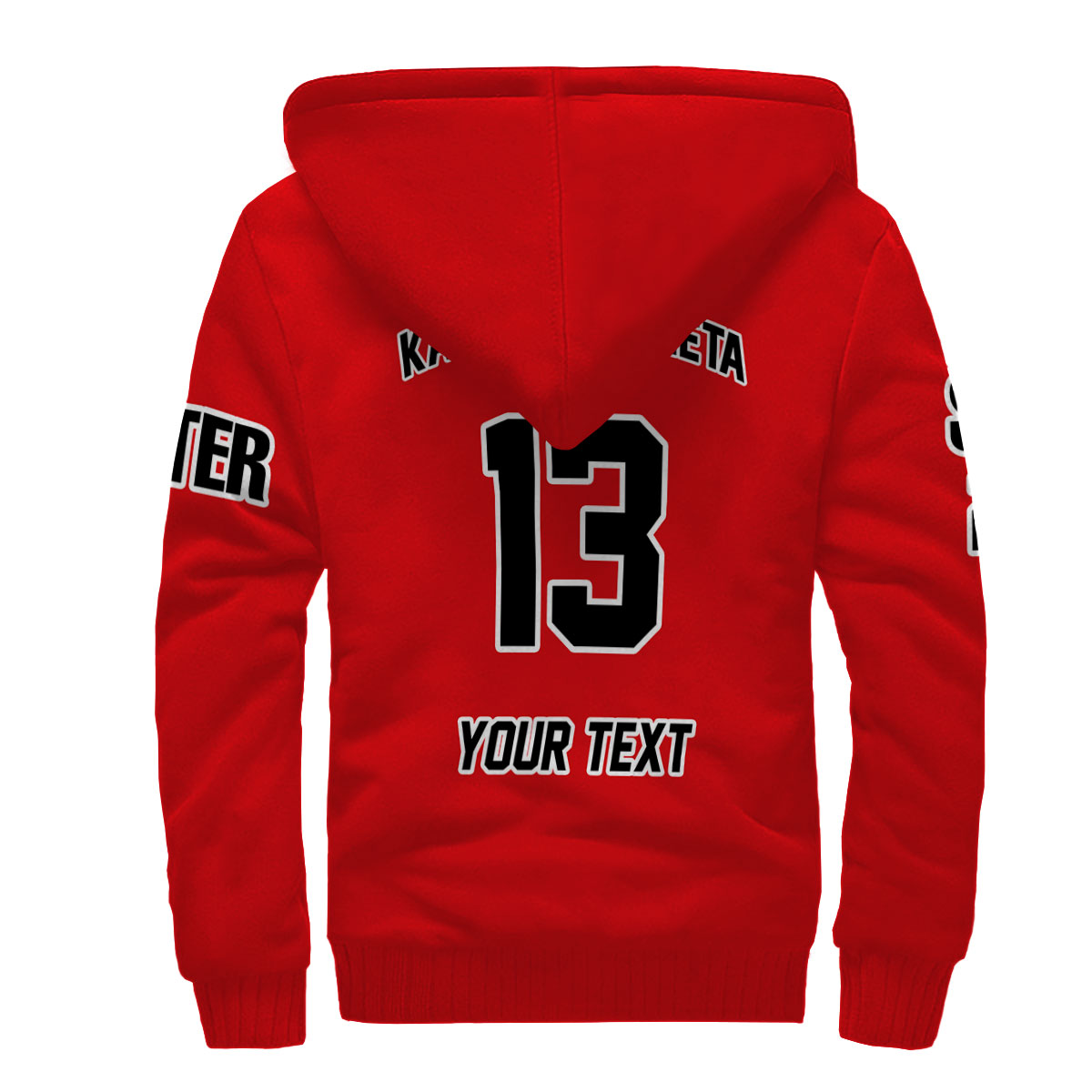 Fraternity Hoodie - Personalized Kappa Psi Theta Sherpa Hoodie Original Red Style