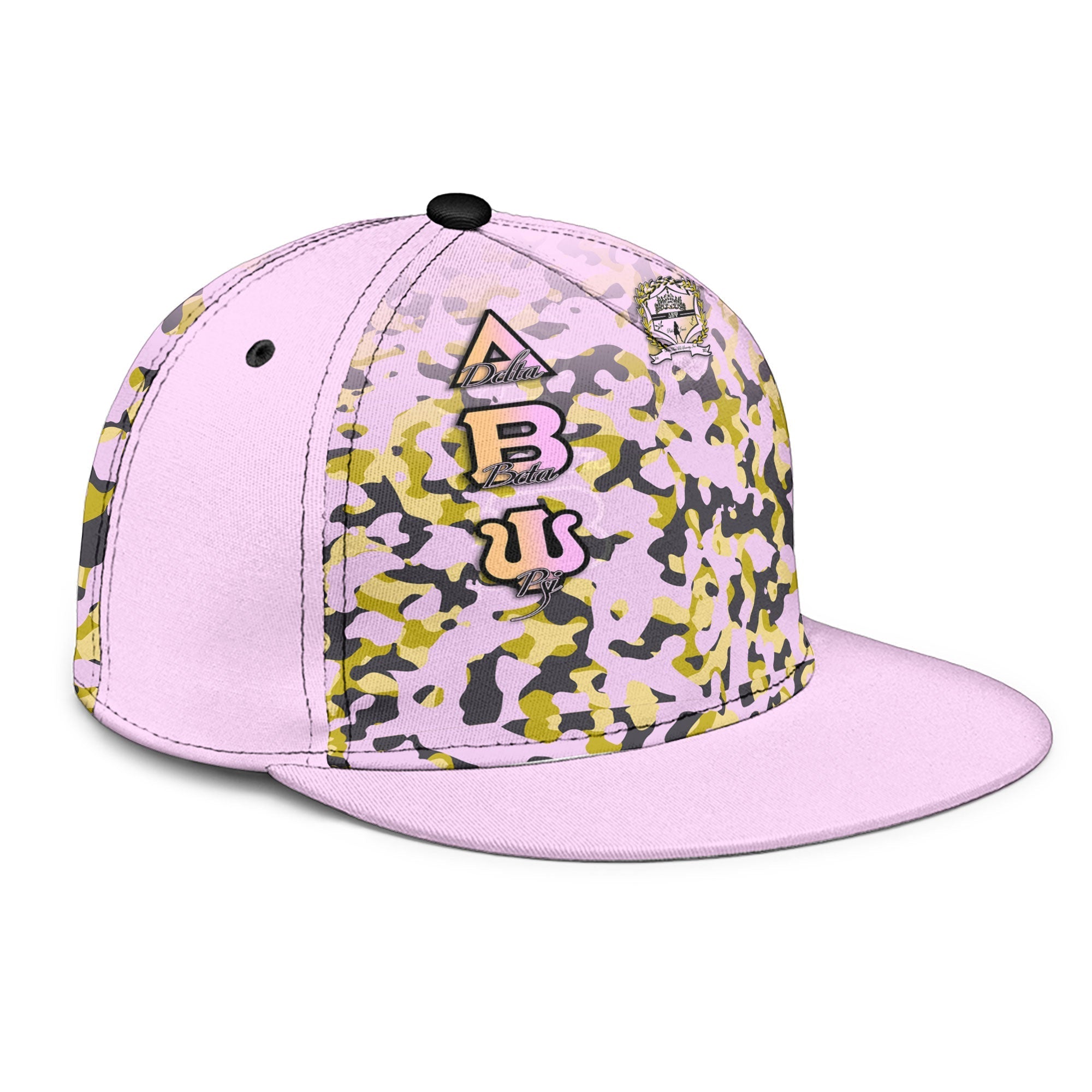 Sorority Hat -  Delta Beta Psi Snapback Hat Camouflage Style
