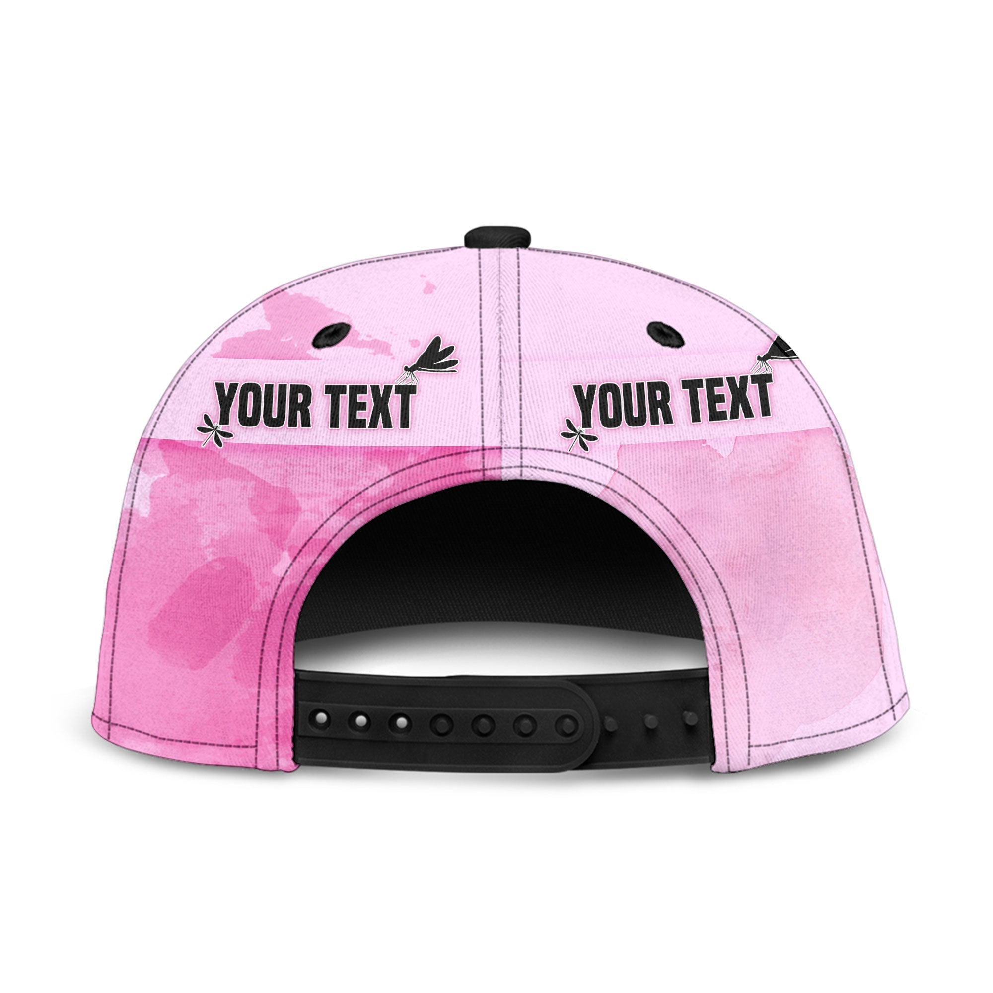 Sorority Hat -  Delta Beta Psi Snapback Hat Pink Dragonfly Style