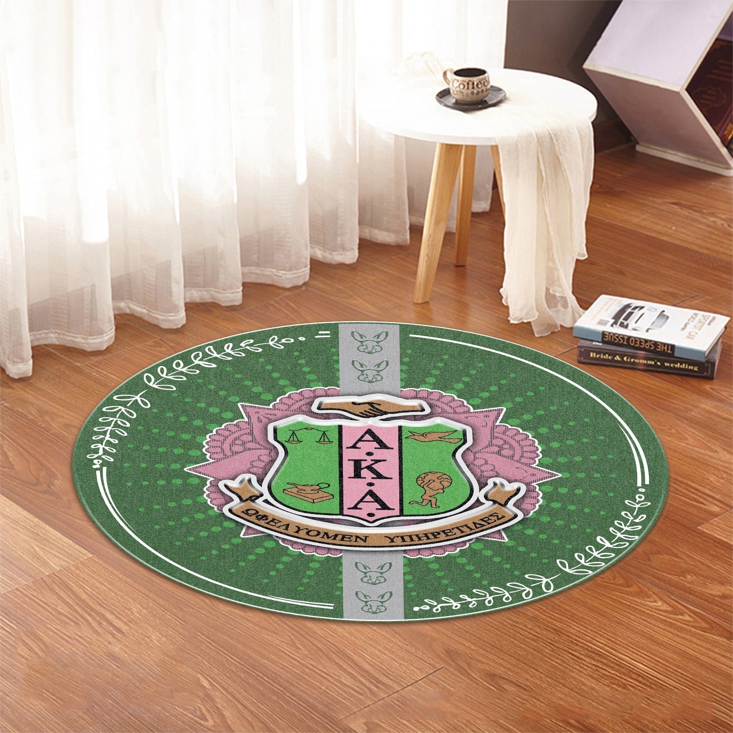 Sorority Carpet - AKA Round Carpet Special Ver01 Style