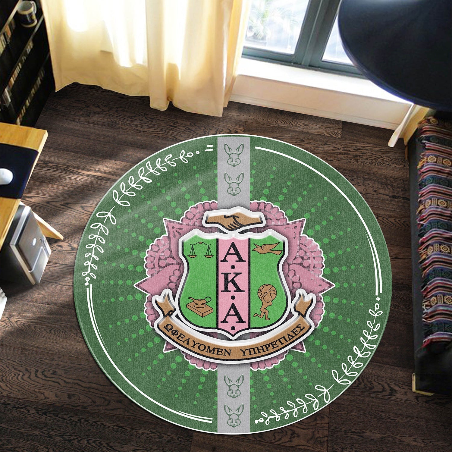 Sorority Carpet - AKA Round Carpet Special Ver01 Style