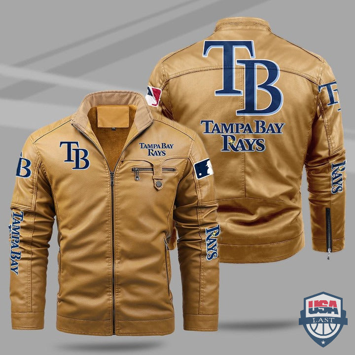 Tampa Bay Rays Fleece Leather Jacket - HVsun