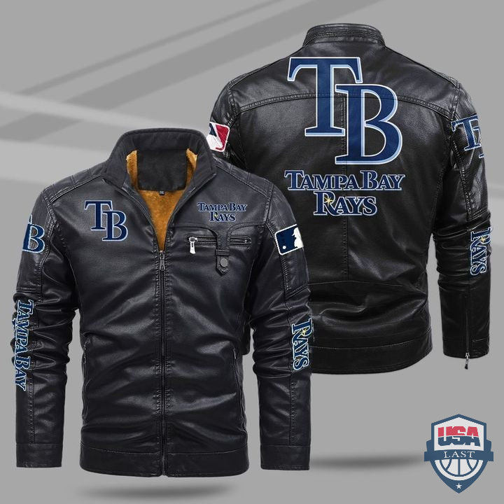 Tampa Bay Rays Fleece Leather Jacket - HVsun