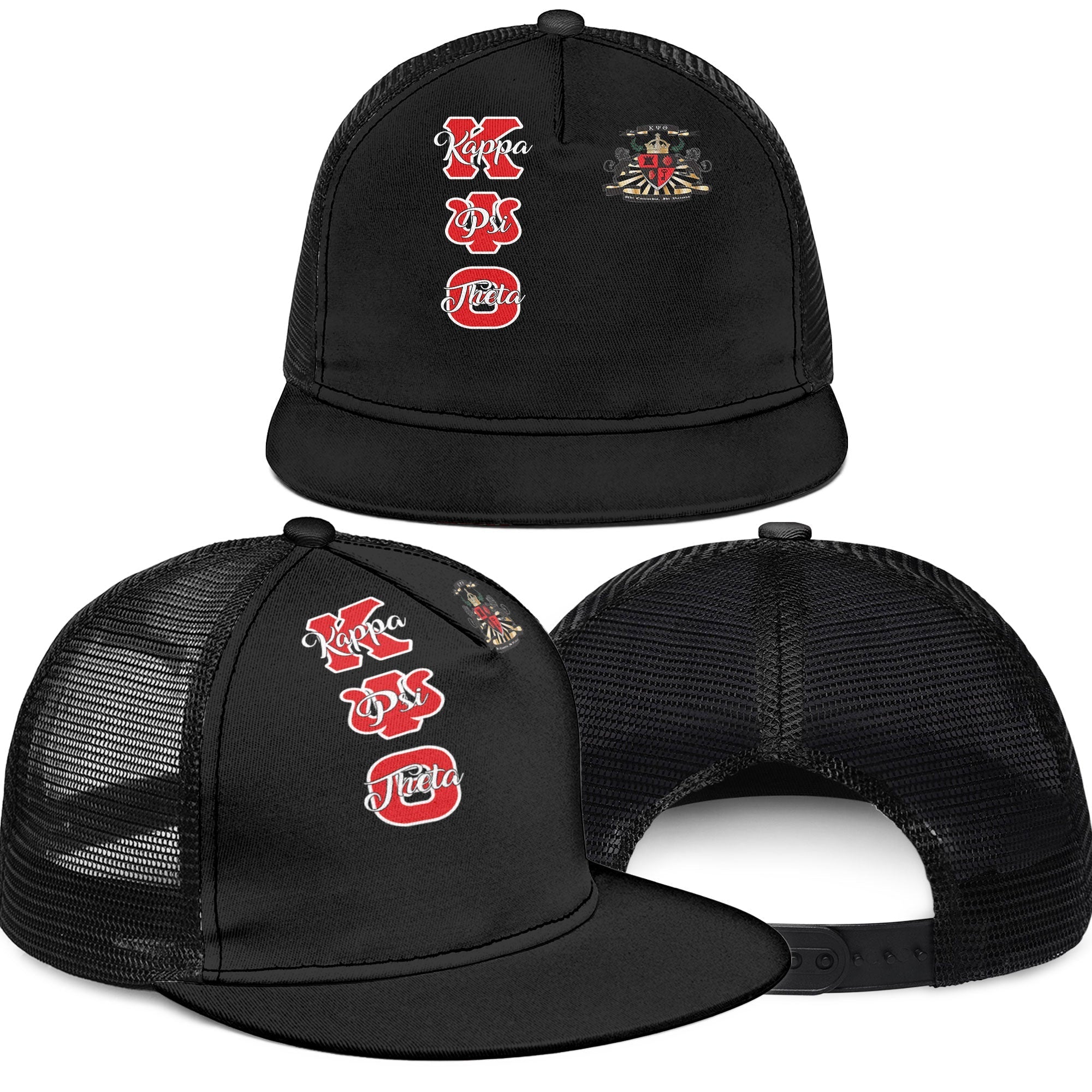 Fraternity Trucker Hat - Kappa Psi Theta Trucker Hat Original Lion Claws Style