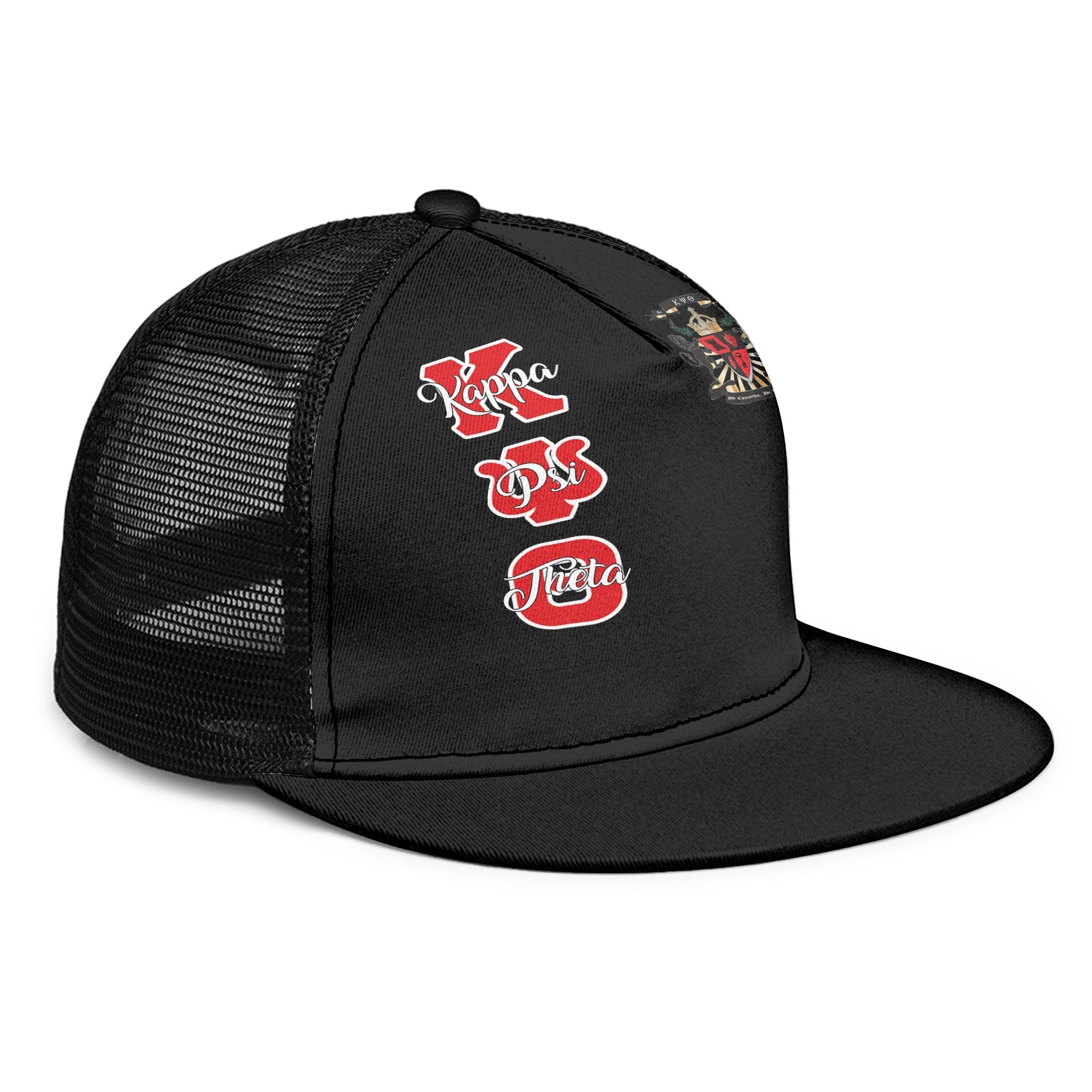 Fraternity Trucker Hat - Kappa Psi Theta Trucker Hat Original Dark Style