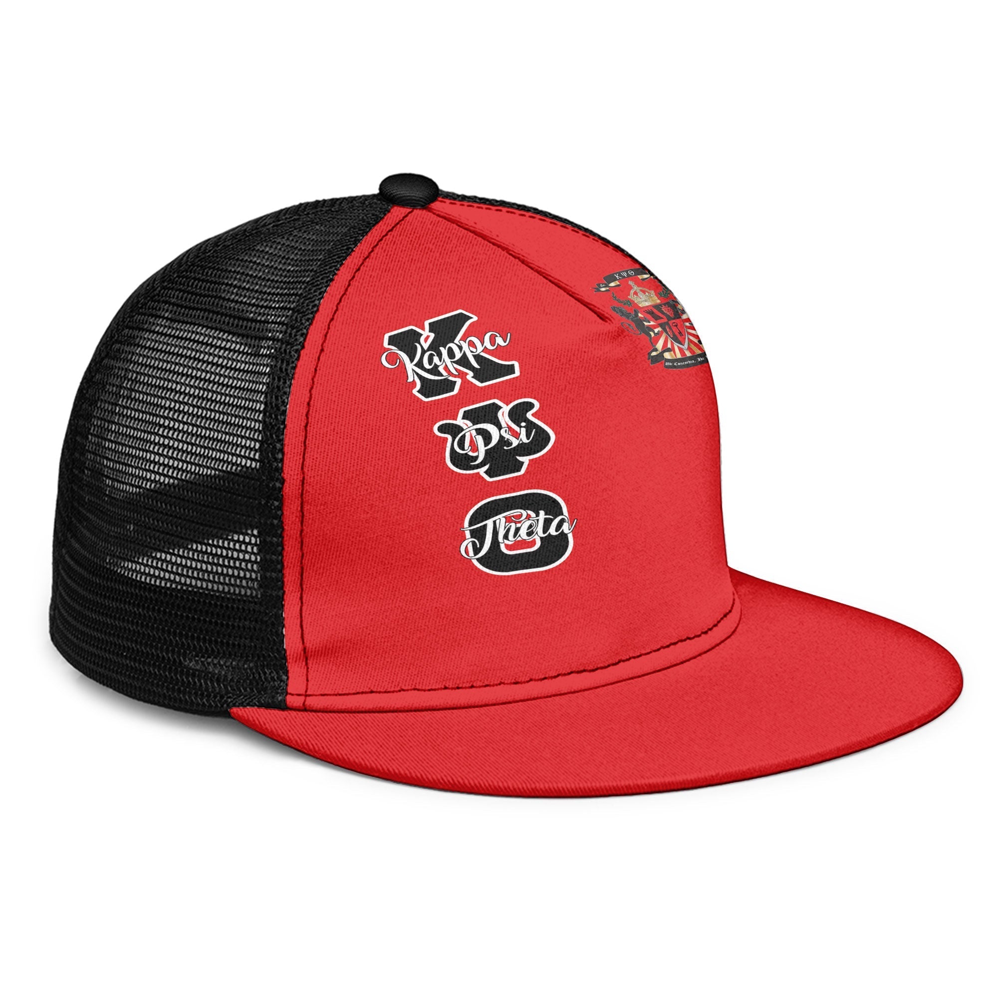 Fraternity Trucker Hat - Kappa Psi Theta Trucker Hat Original Red Style