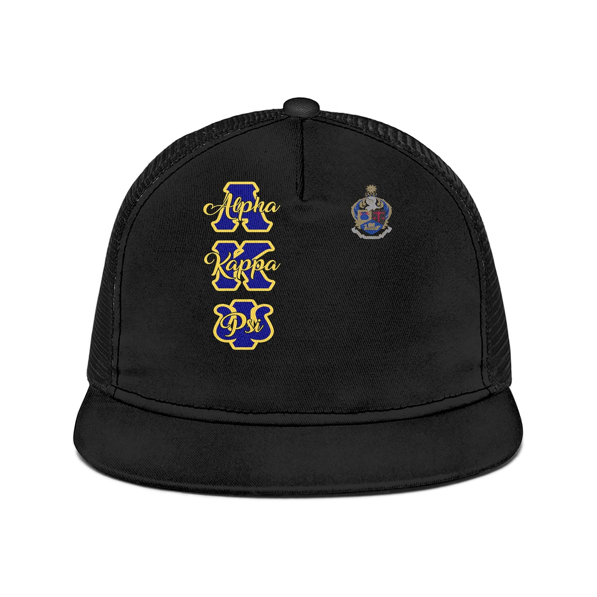 Fraternity Trucker Hat - Alpha Kappa Psi Trucker Hat Original Dark Style