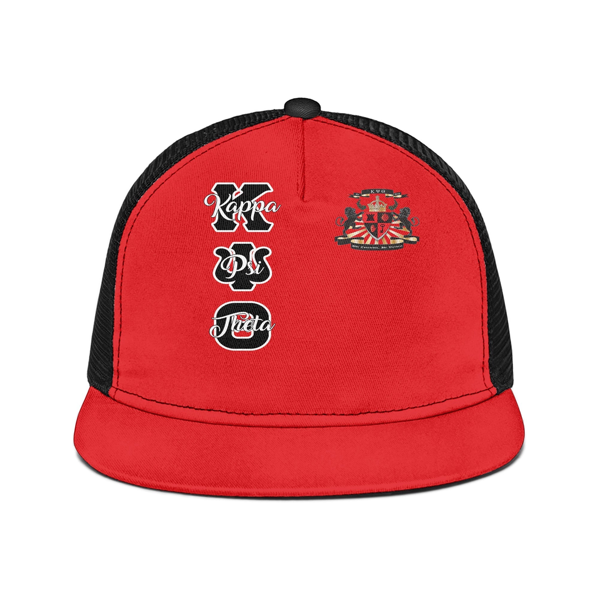 Fraternity Trucker Hat - Kappa Psi Theta Trucker Hat Original Red Style
