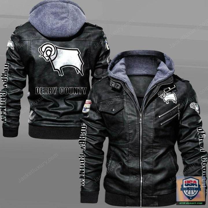 Derby County F.C Leather Jacket - USALast