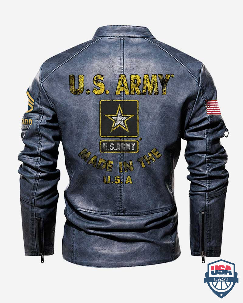 US Army Made In The USA Custom Motor Jacket - HVSun