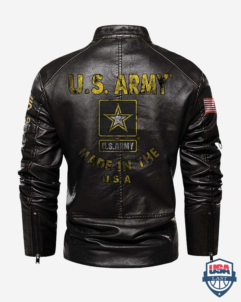 US Army Made In The USA Custom Motor Jacket - HVSun