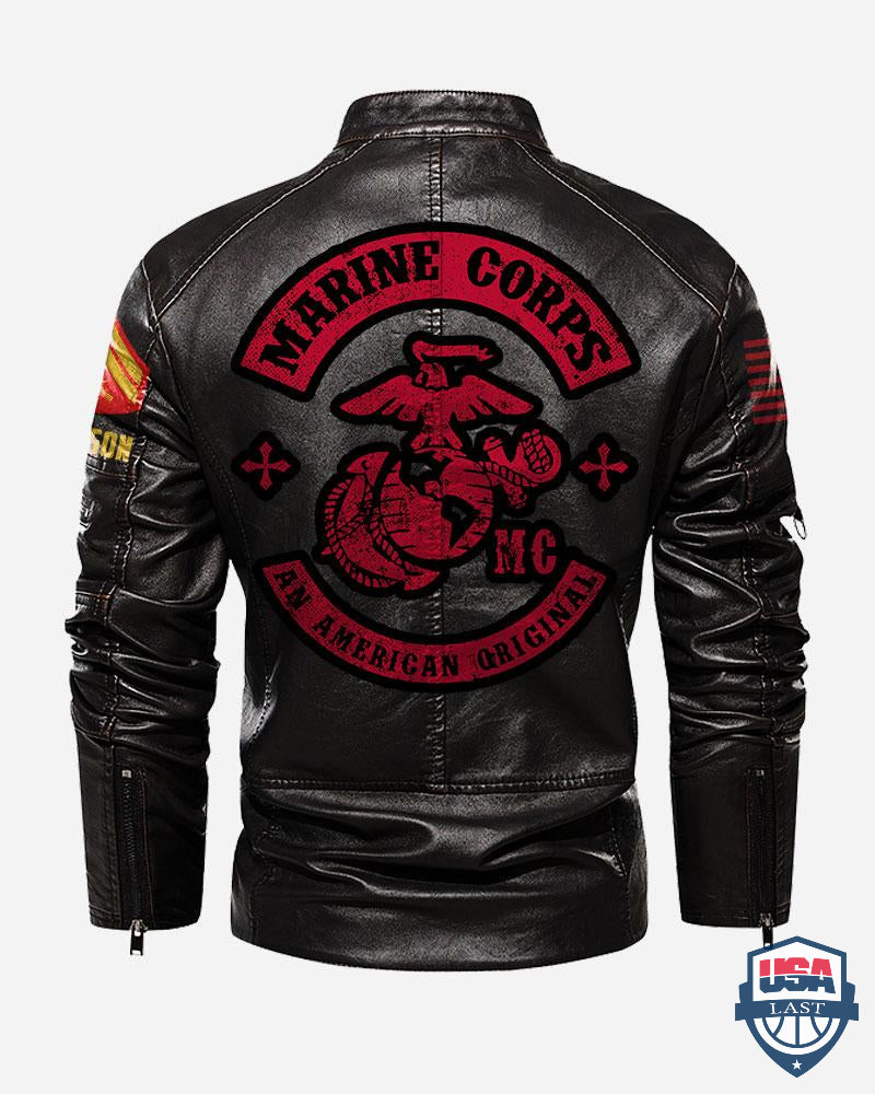 US Marine Corps An American Original Motor Leather Jacket - USALast