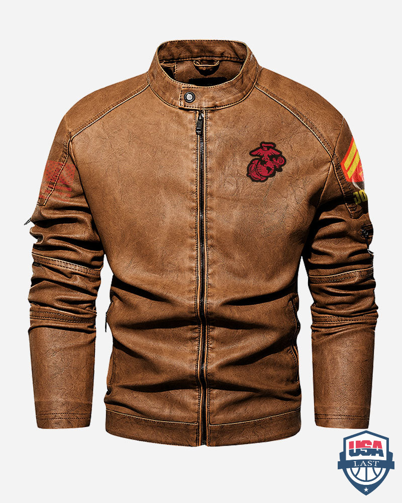 US Marine Corps An American Original Motor Leather Jacket - USALast