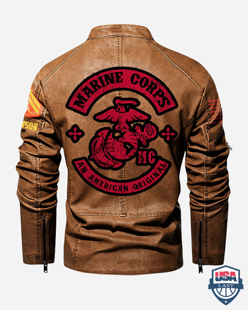 US Marine Corps An American Original Motor Leather Jacket - USALast