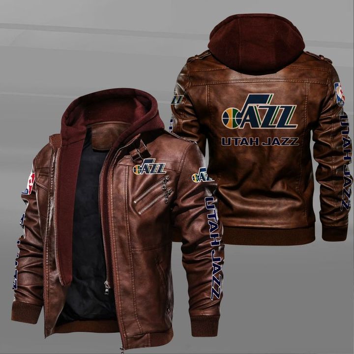 Utah Jazz Leather Jacket - HVsun