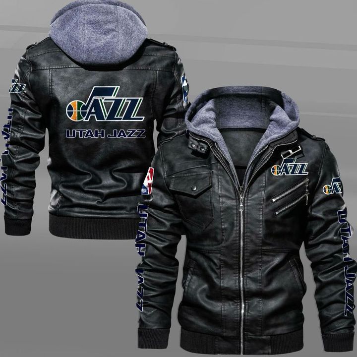 Utah Jazz Leather Jacket - HVsun