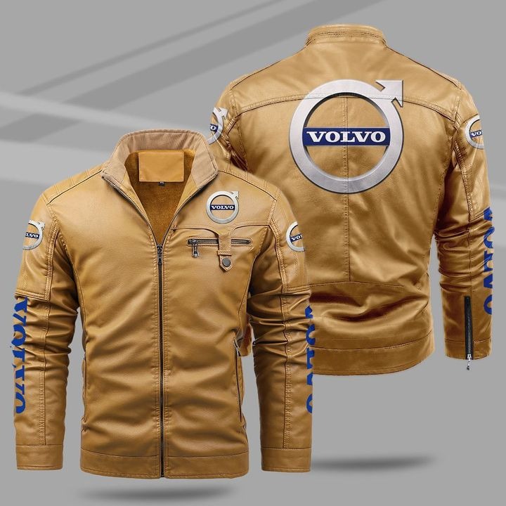 Volvo Fleece Leather Jacket - HVsun