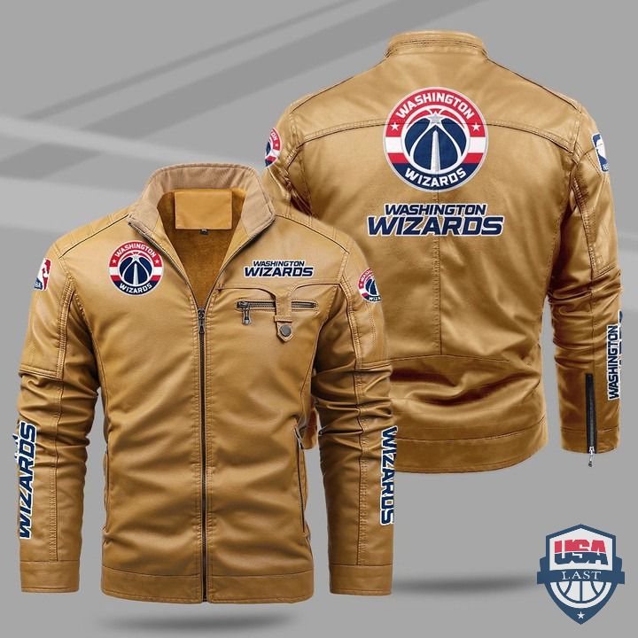 Washington Wizards Fleece Leather Jacket - HVsun
