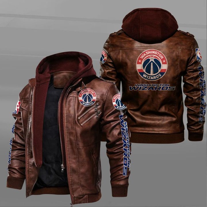 Washington Wizards Leather Jacket - HVsun