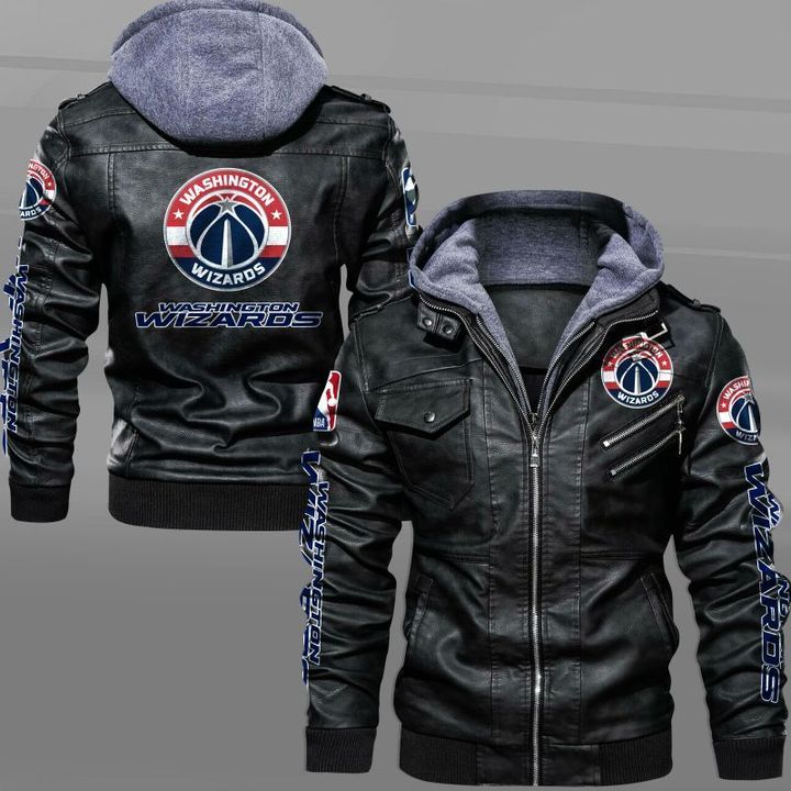 Washington Wizards Leather Jacket - HVsun