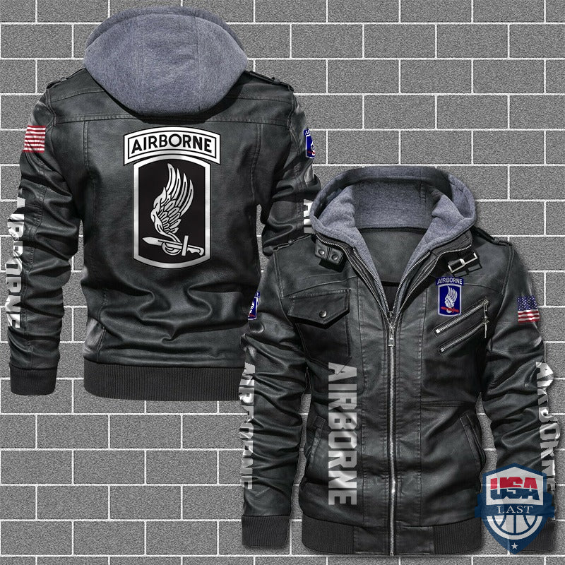 173rd Airborne Brigade Leather Jacket - HVsun