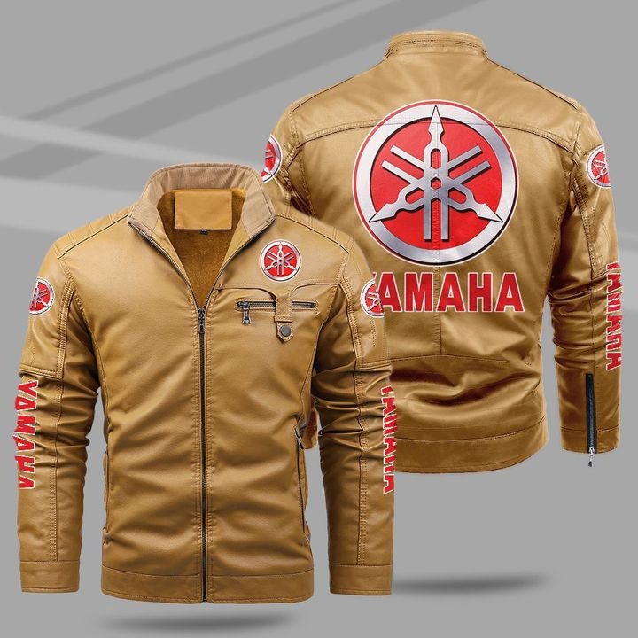 Yamaha Fleece Leather Jacket - HVsun