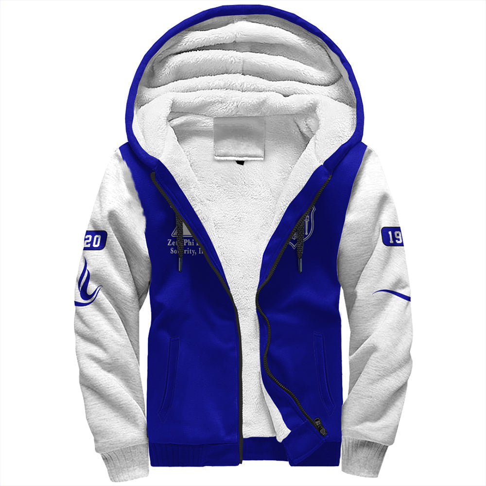 Zeta Phi Beta Varsity Sherpa Hoodies