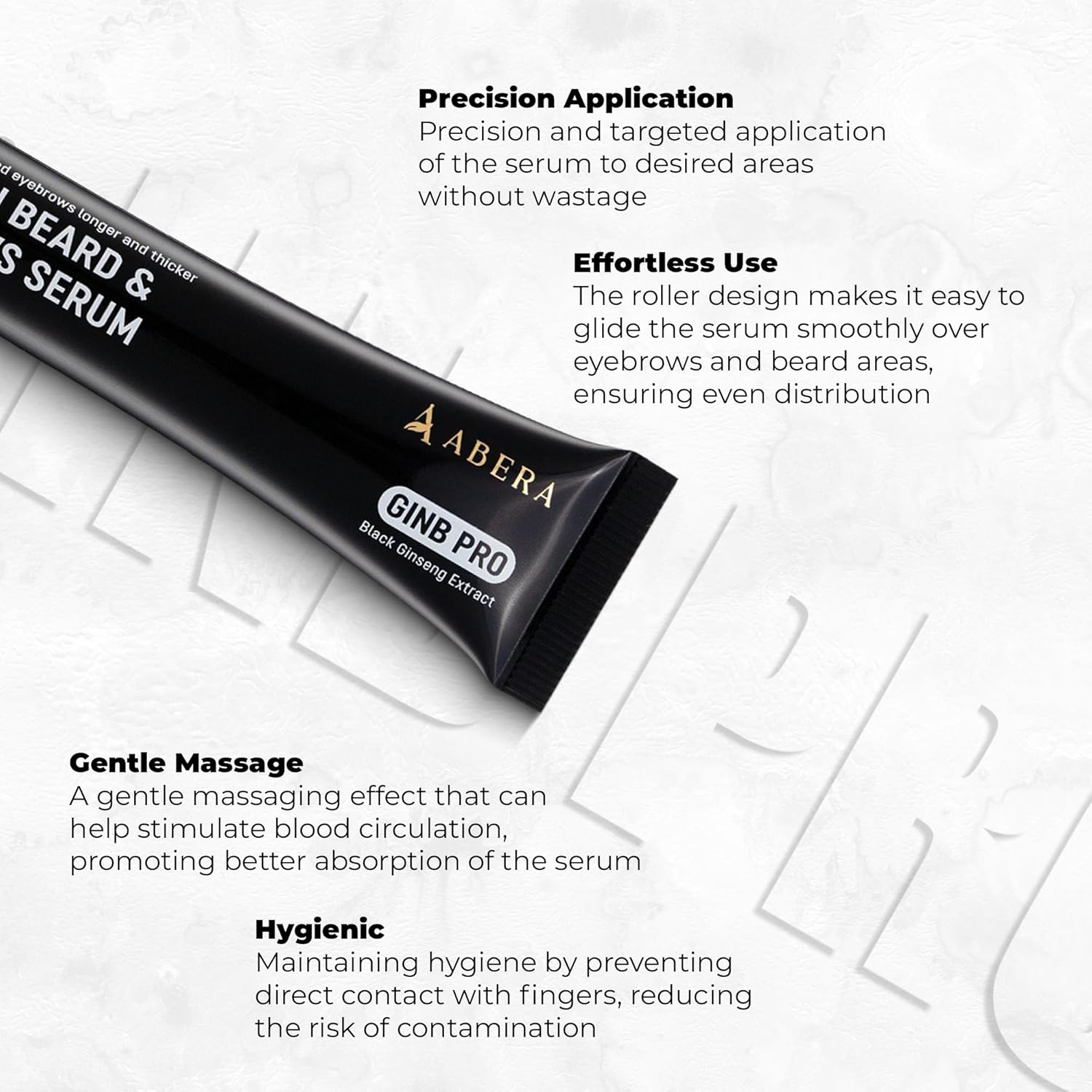 Abera Ginb Advanced Growth Beard & Eyebrows Serum For Men 0.67 fl Oz