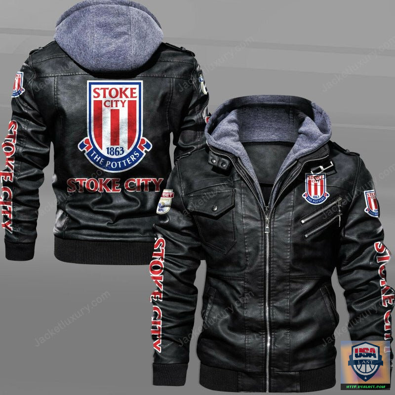 Stoke City F.C Leather Jacket - HVsun