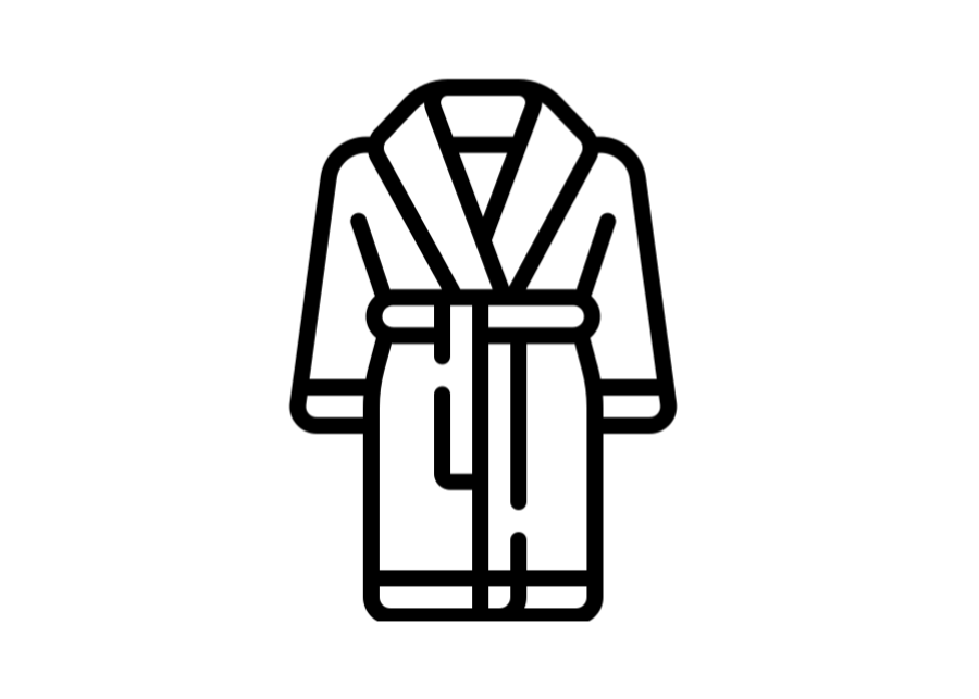 Fraternity Bath Robe - Iota Phi Theta Black  Men's Bath Robe