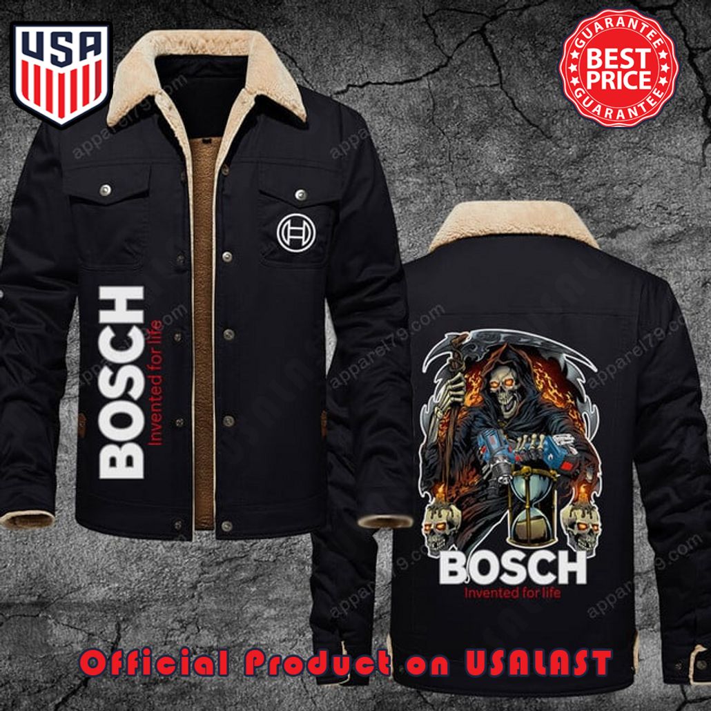 2D Fleece Leather Jacket - HVSun