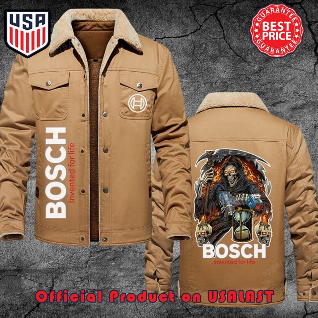 2D Fleece Leather Jacket - HVSun